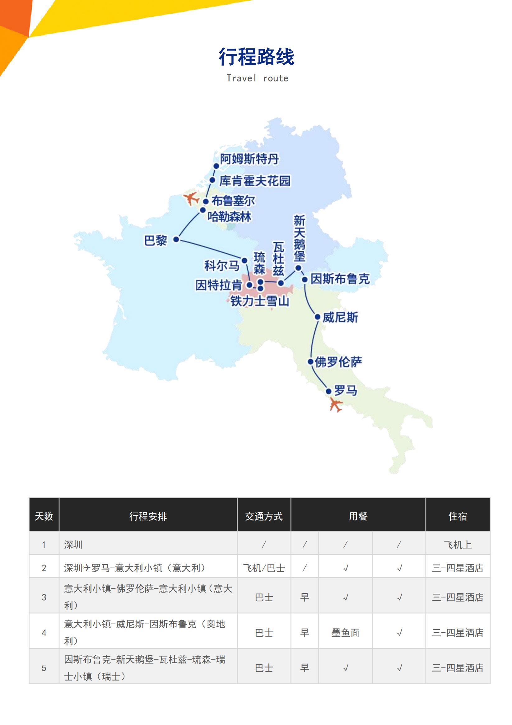 F2花季·金牌法瑞意德+郁金香一價全含13天（FCO-BRU）HU深圳往返-法簽_02