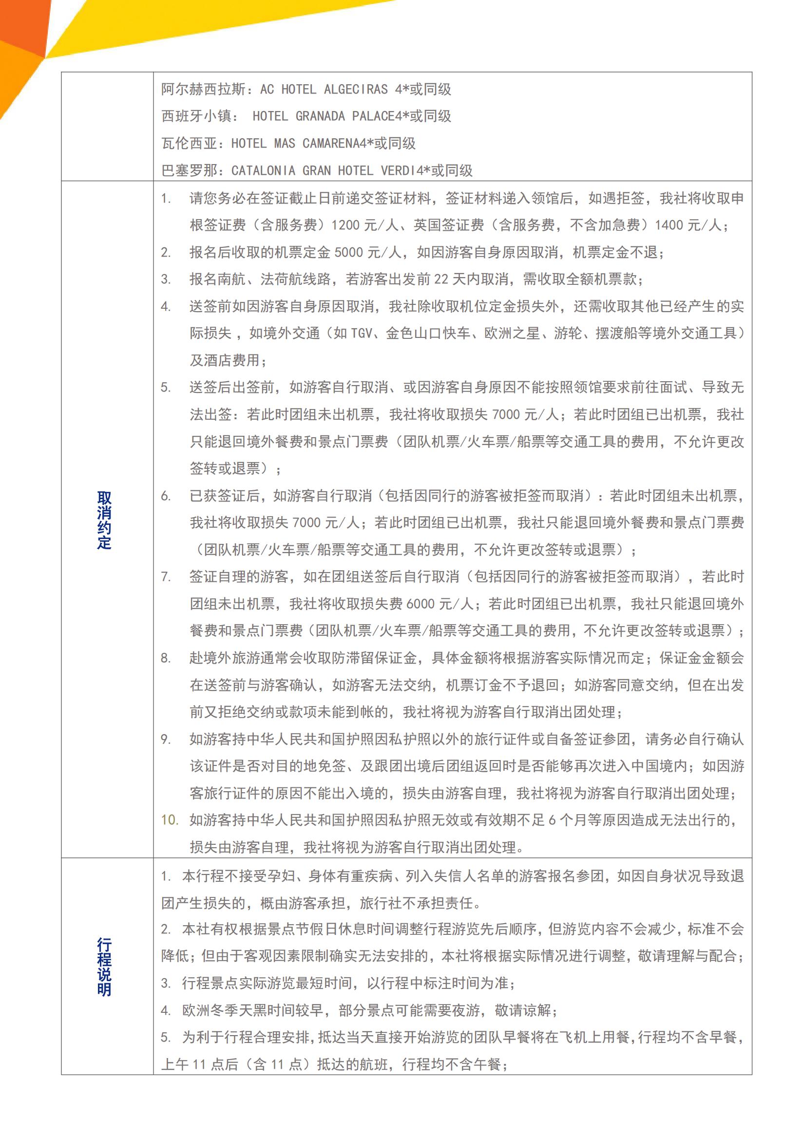 （冬季）Y6 歐非風(fēng)情·西葡+摩洛哥四五星14天（MAD-MAD）HU深圳往返-西班牙多次簽（不含簽小3500）_12