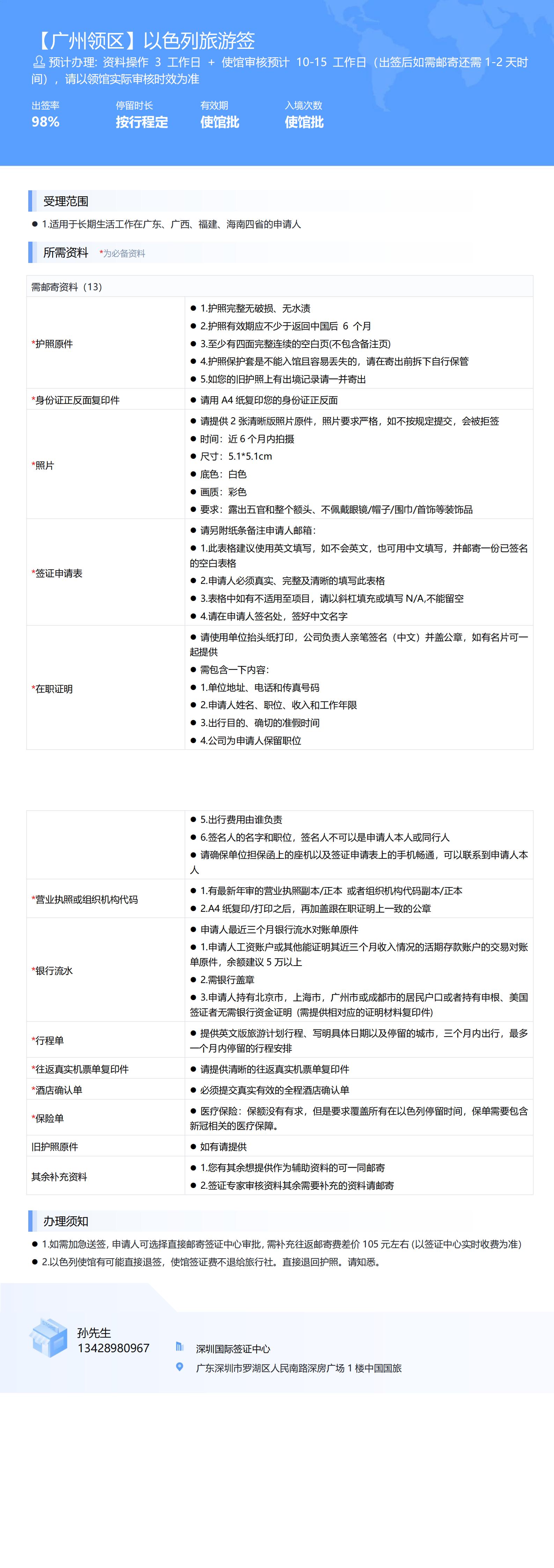 【廣州領(lǐng)區(qū)】以色列旅游簽-辦簽資料-在職人員_00